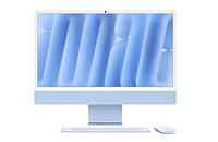 Apple 2024 iMac All-in-One Desktop Computer with M4 chip with 10-core CPU and 10-core GPU: Built for Apple Intelligence, 60.96 cm (24″) Retina Display, 16GB Unified Memory, 256GB SSD Storage; Blue Apple 2024 iMac All-in-One Desktop Computer with M4 chip with 10-core CPU and 10-core GPU: Built for Apple Intelligence, 60.96 cm (24″) Retina Display, 16GB Unified Memory, 256GB SSD Storage; Blue
