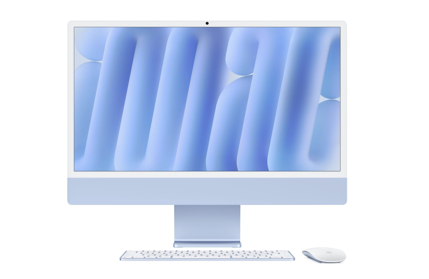 Apple 2024 iMac All-in-One Desktop Computer with M4 chip with 10-core CPU and 10-core GPU: Built for Apple Intelligence, 60.96 cm (24″) Retina Display, 16GB Unified Memory, 256GB SSD Storage; Blue