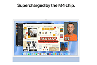 Apple 2024 iMac All-in-One Desktop Computer with M4 chip with 10-core CPU and 10-core GPU: Built for Apple Intelligence, 60.96 cm (24″) Retina Display, 16GB Unified Memory, 256GB SSD Storage; Blue Apple 2024 iMac All-in-One Desktop Computer with M4 chip with 10-core CPU and 10-core GPU: Built for Apple Intelligence, 60.96 cm (24″) Retina Display, 16GB Unified Memory, 256GB SSD Storage; Blue